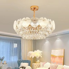 法式2023年水晶吊灯具现代轻奢设计师大气网红卧室客厅主灯饰