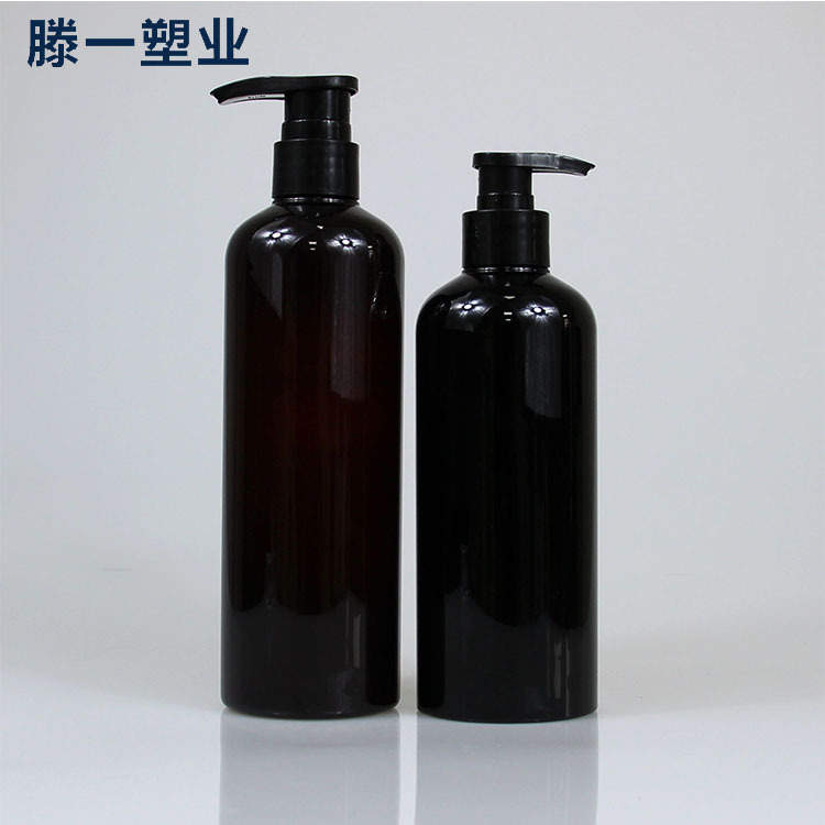 塑料瓶子28牙圆瓶pet瓶按压瓶500ml洗发水护发素沐浴露套装洗护瓶