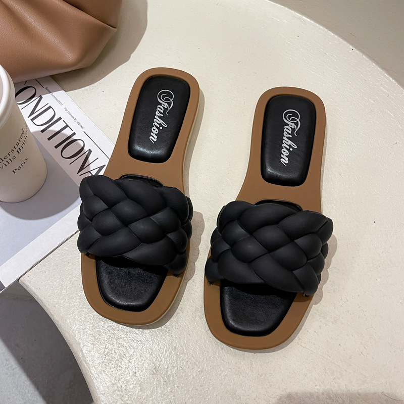 2022 Summer New Sandals Popular Sandals Cute Flip-Flops Korean Style Sandals Women Outdoor Sandals Women's Outer Wear