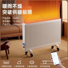 移动注水电暖器电加热暖气片节能省电取暖器家用板式水循环电批发