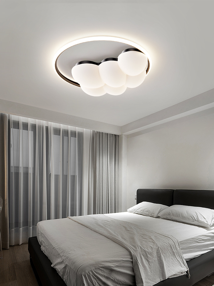 温馨卧室灯led家用现代简约房间吸顶灯创意浪漫婚房时尚书房灯具