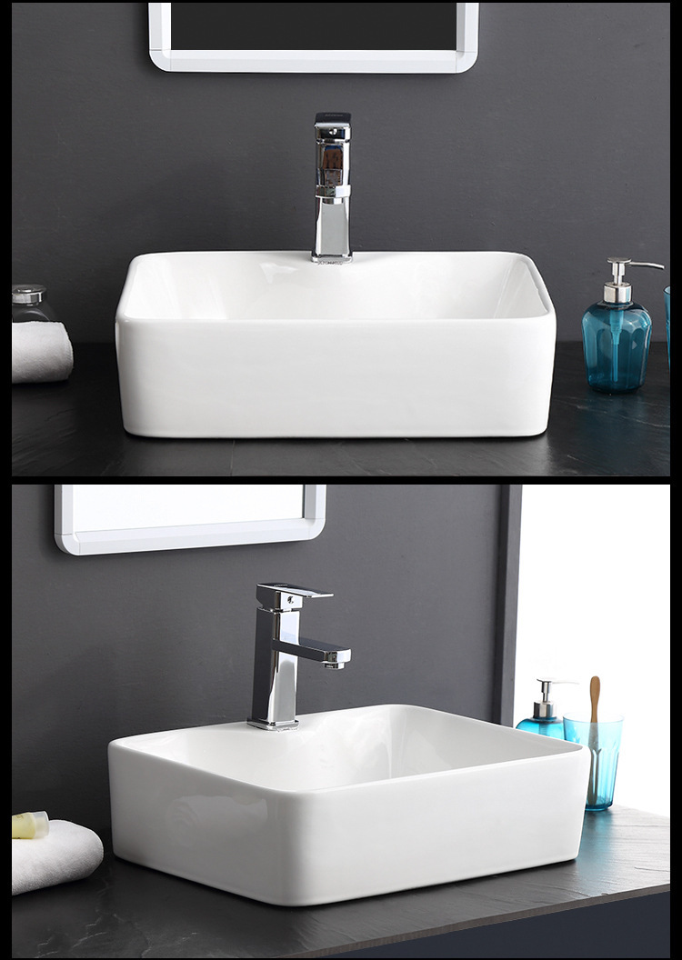 品牌台盆嵌入式台上盆椭圆形方形卫生间洗手盆洗脸面盆家用艺术盆