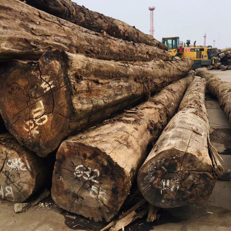 红檀原木 适用于园林建筑 桥梁,码头一手货源 诚信经营 红檀方料