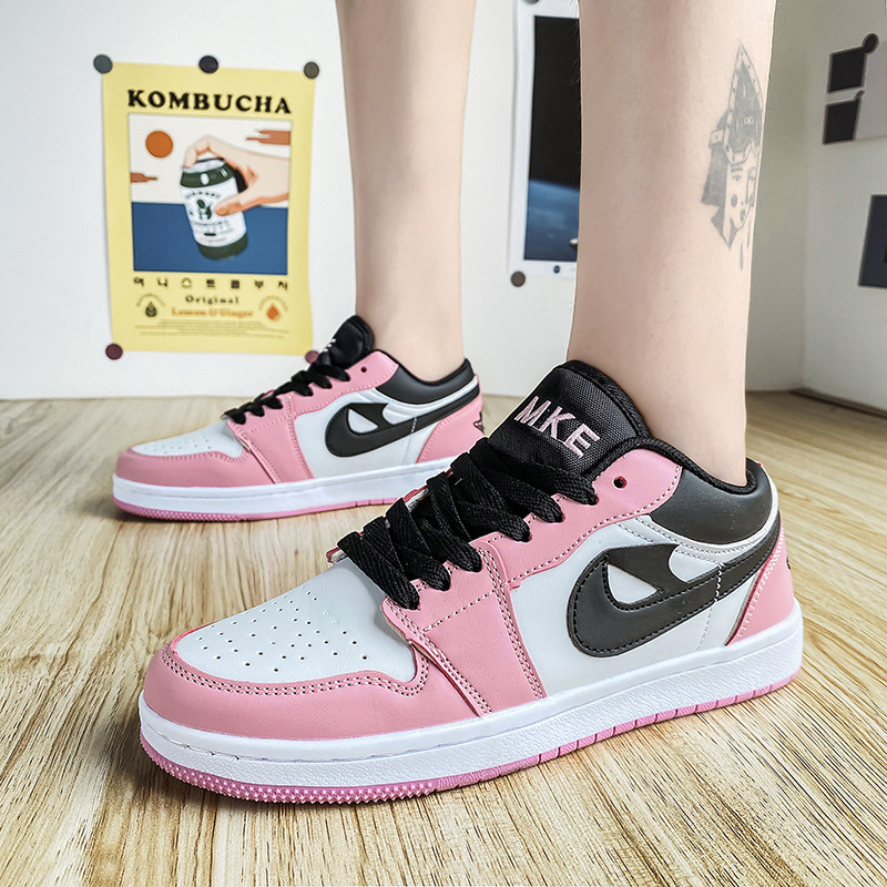 aj女鞋2022春季韩版时尚空军一号韩版时尚女神粉色低帮鞋板鞋潮鞋