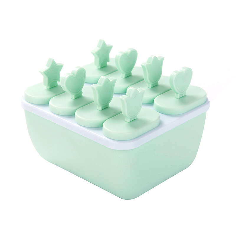 Square Ice-Cream Mould Household Make Popsicles Ice Candy Popsicle Ice Cream Frozen Ice Box Ice Cream Ice Tray Home Ice Tray Popsicle