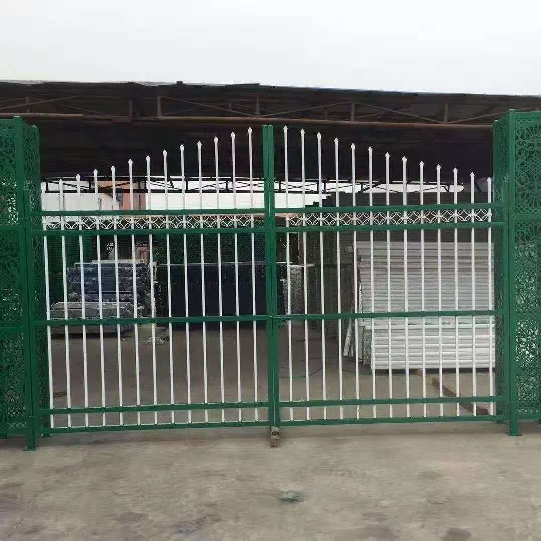 小区锌钢护栏网铁艺围栏别墅围栏庭院围栏隔离栅现货供应支持定做