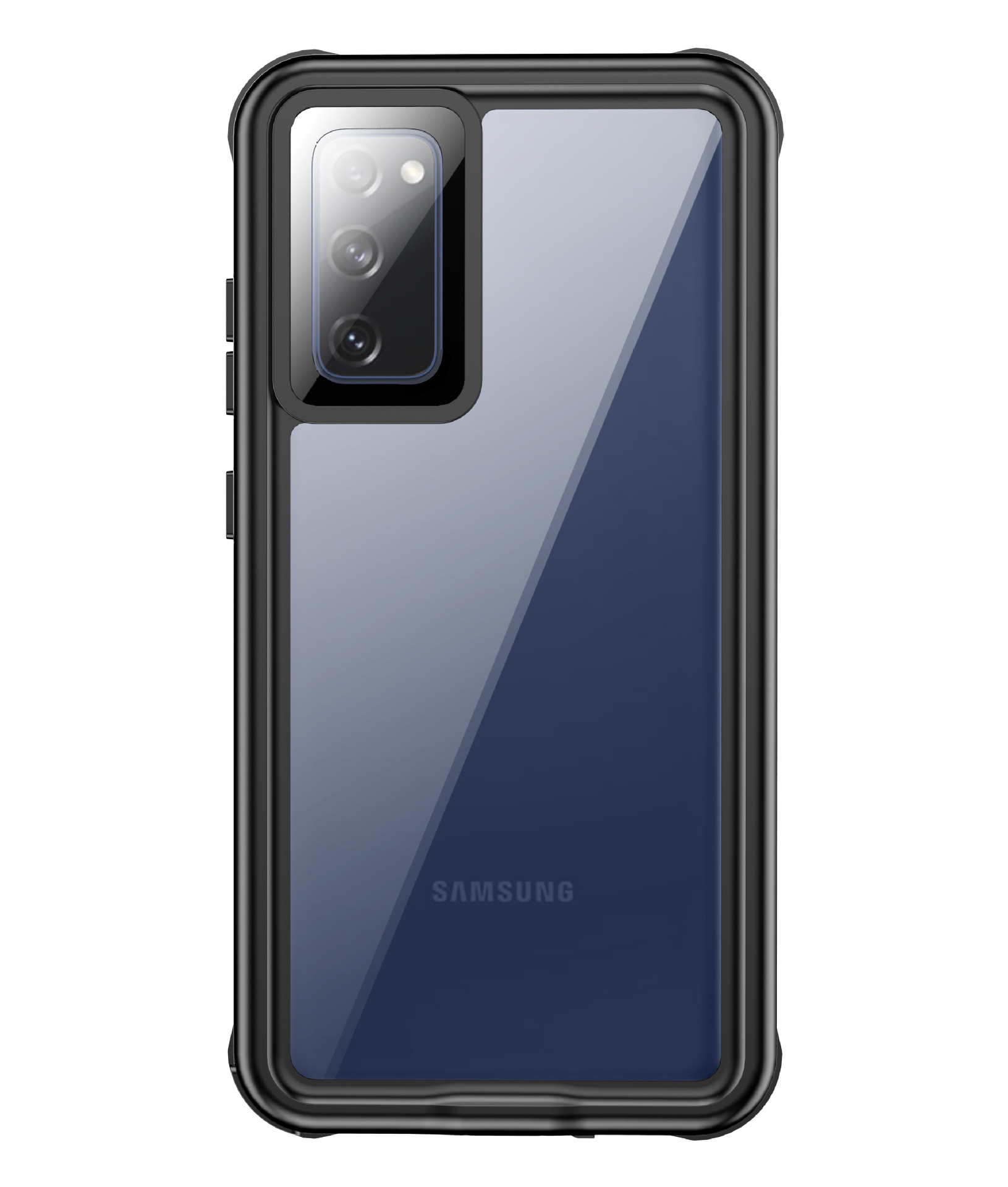 带指纹识别功能 pet触屏 防水手机壳 三星s20fe加强版防水壳