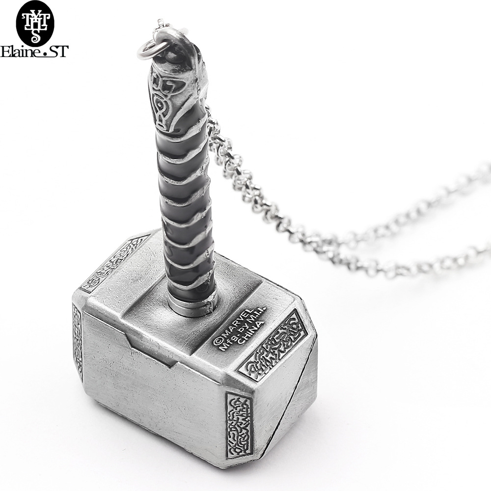 marvel thors hammer necklace avengers alliance weapon penda