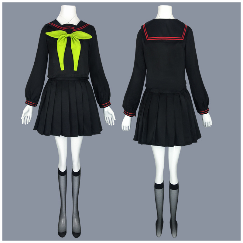 现货鬼灭之刃cos服灶门祢豆子真菰c服jk制服cosplay动漫服祢豆子