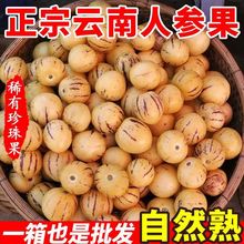 树上熟云南石林人参果人叁果水果当季七彩人生心黄肉圆果5斤整箱