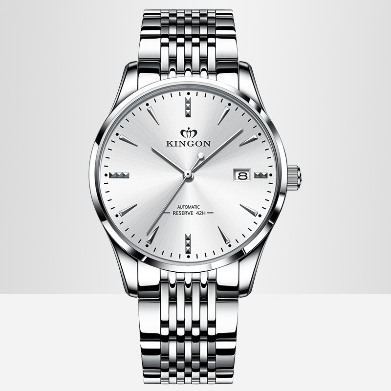 正品帝鸿新款手表男士全自动机械表超薄男表日历防水男士腕表