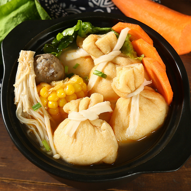 福建特产小吃福袋鱼籽9个关东煮鱼籽福袋火锅食材鱼籽福包250g