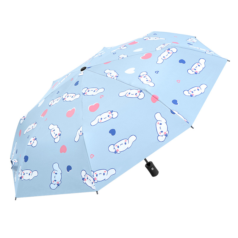 Uv Umbrella Vinyl Factory Professional Customized Printed Logo Three Folding Sun Protection Sunshade Mori Style Sun Umbrella Umbrella Wholesale