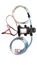 12V60W直流电动抽油泵加油泵油液体提取器船用电瓶夹汽车抽机油泵