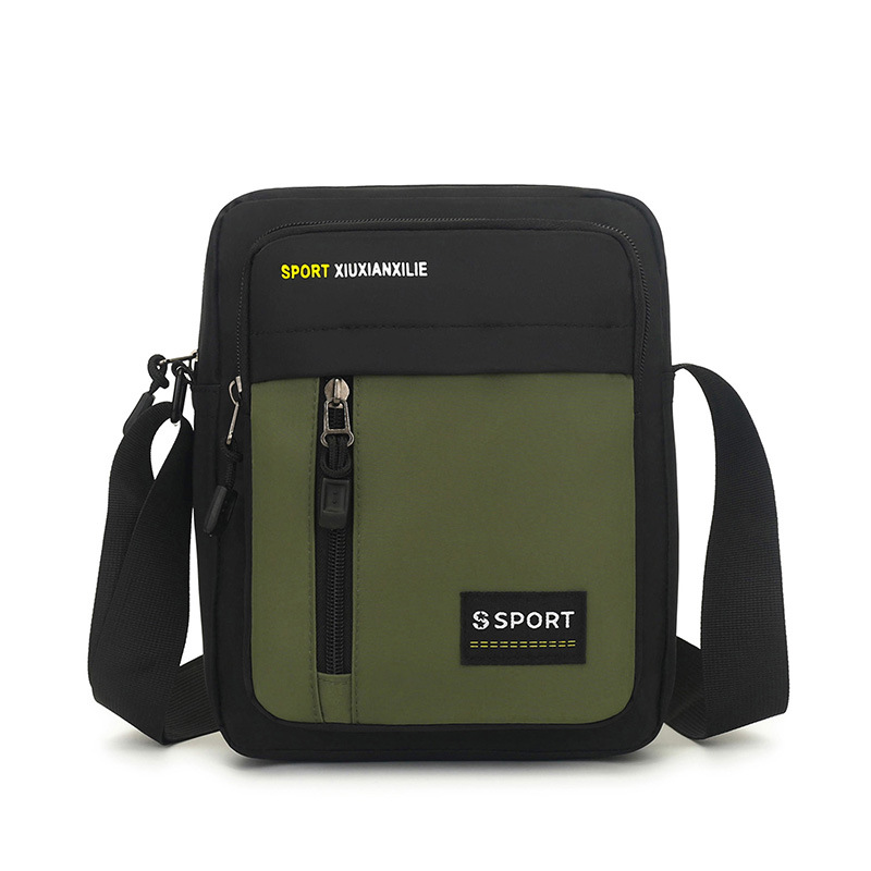 Wholesale 2023 Summer New Simple and Versatile Men's Messenger Bag Portable Trend Fashion Waterproof and Hard-Wearing Shoulder Bag