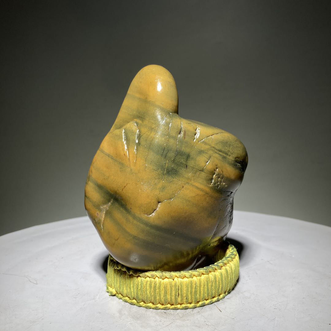 1大湾石人物石画面石彩陶石天然奇石原石石头摆件观赏石高端客厅