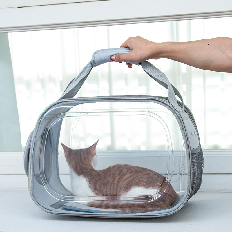 Pet Transparent Bag New Portable Space Capsule Breathable Cat Bag Shoulder Dogs and Cats Bag for Pets