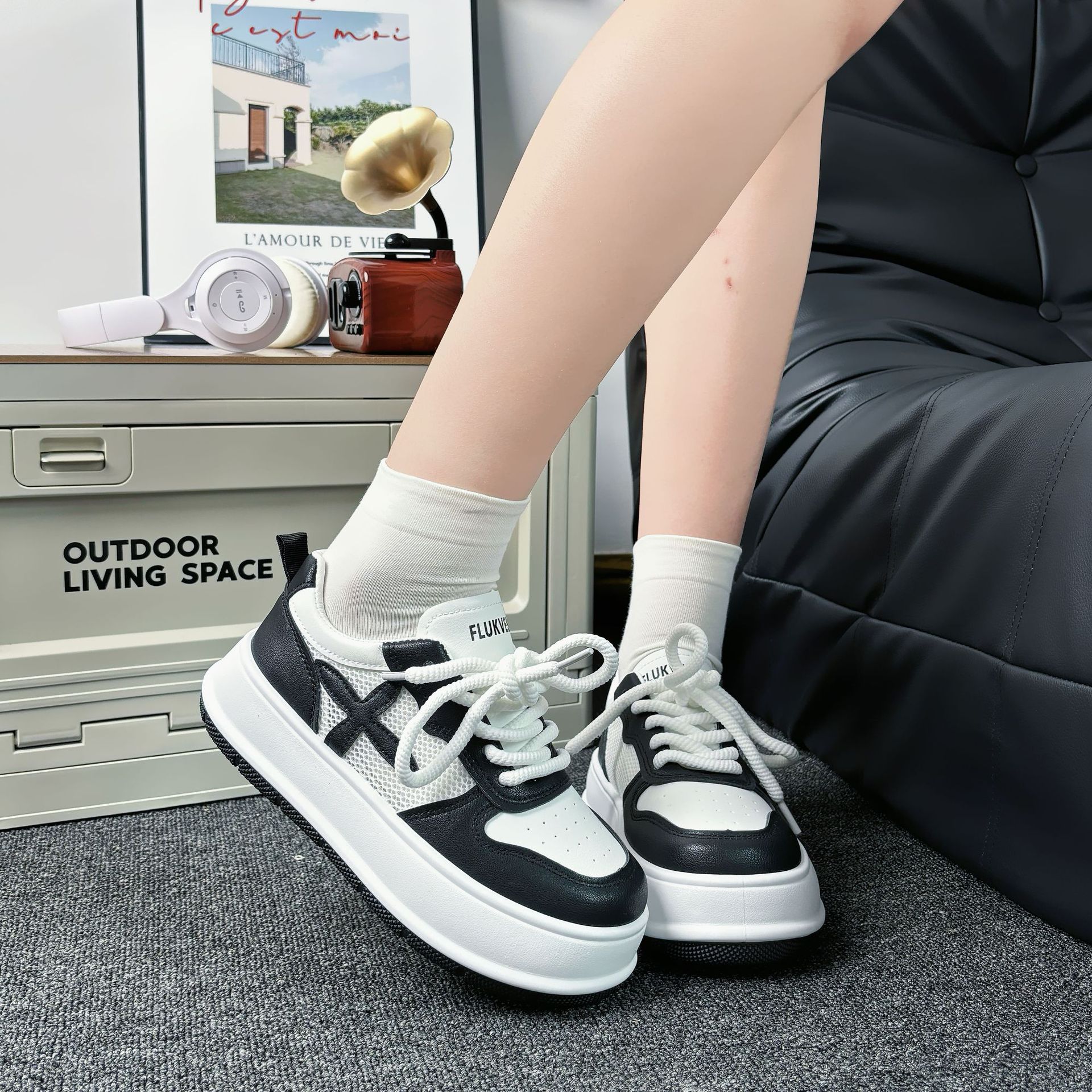 white shoes for women 2024 spring new student korean style all-matching women‘s shoes casual sneakers pumps fashion sneakers