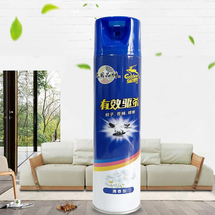 金鹿杀虫剂气雾剂600ml除虫蚊子灭苍蝇蟑螂蚂蚁跳蚤家用实惠批发