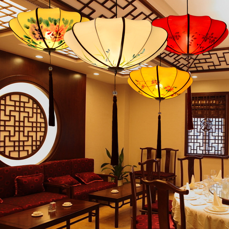 古式灯笼灯中式仿古灯具复古个性创意古典中国风饭店阳台餐厅吊灯