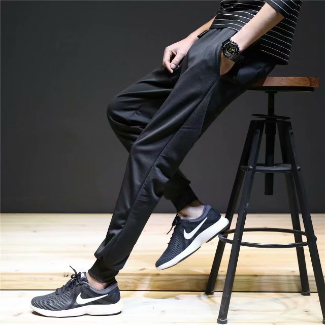 Spring and Autumn Jeans Men's Straight Loose Summer Thin Boy Korean Style Trendy All-Matching Pants Men's Casual Trousers