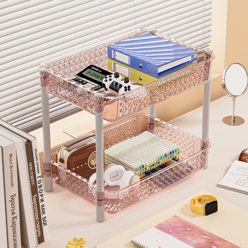 Multi-Layer Storage Organizer Creative Kitchen Storage Rack Storage Rack Household Food Toy Storage Dorm Bookshelf