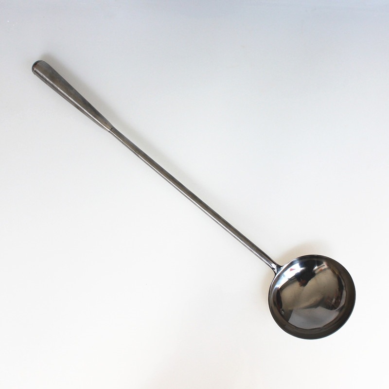 加厚6两厨师勺8两手勺不锈钢炒勺长柄打汤勺颠勺厨师专用炒菜大勺
