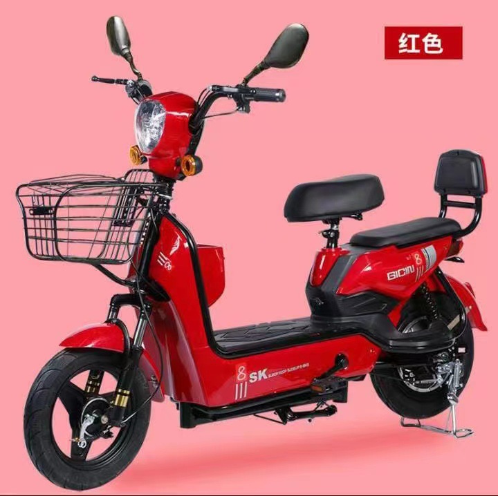 Cross-Border Southeast Asian Electric Bicycle Two-Wheel Electrocar New National Standard Adult Export Battery Car Wholesale Factory