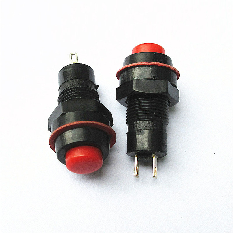 按钮开关ds21110mm无锁按钮开关各种颜色自锁自锁按钮开关
