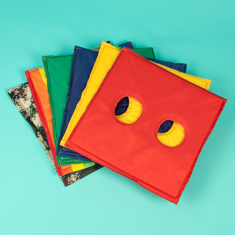 企鹅快跑幼儿园彩虹双孔泡沫垫身体协调性体智能训练游戏感统器材