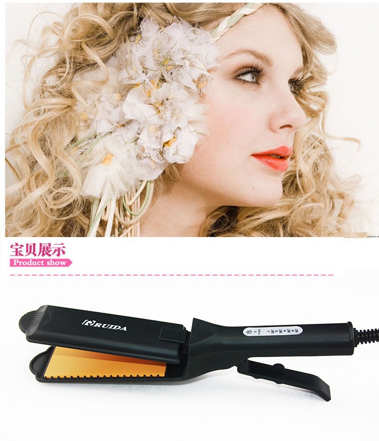 理发店同款电陶瓷夹板玉米夹蓬松垫发根玉米须直发器拉直板不伤发