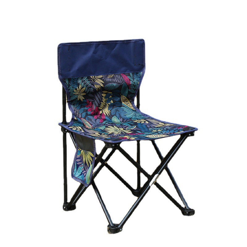 Cross-Border Wholesale Outdoor Folding Chair Spring Outing Portable Camping Chair Outdoor Fishing Chair Art Sketch Stool