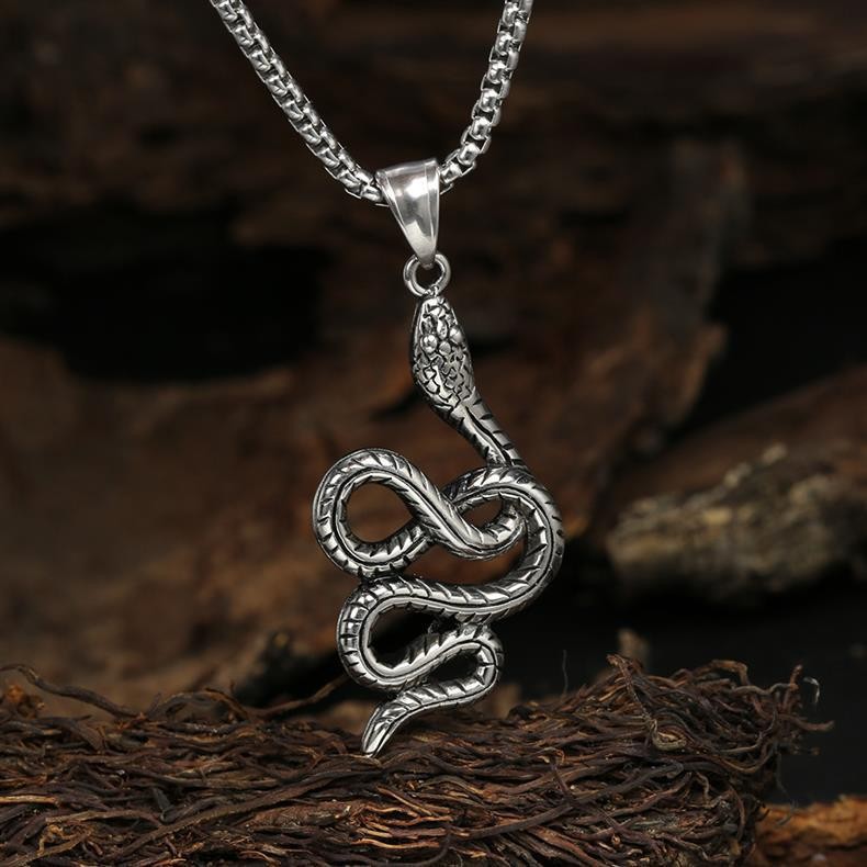 复古电镀蛇吊坠项饰男女项链长毛衣链 灵蛇项链ne831-阿里巴巴