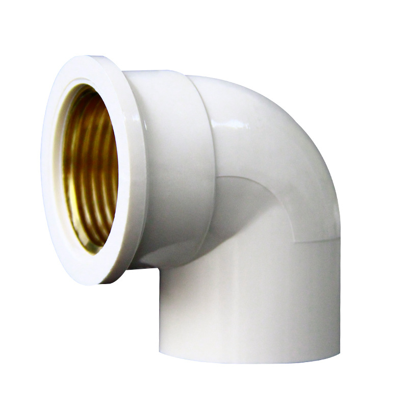 pvc入铜弯头铜内牙变异径内螺纹20内丝给水配件 25 32 4分6分一寸