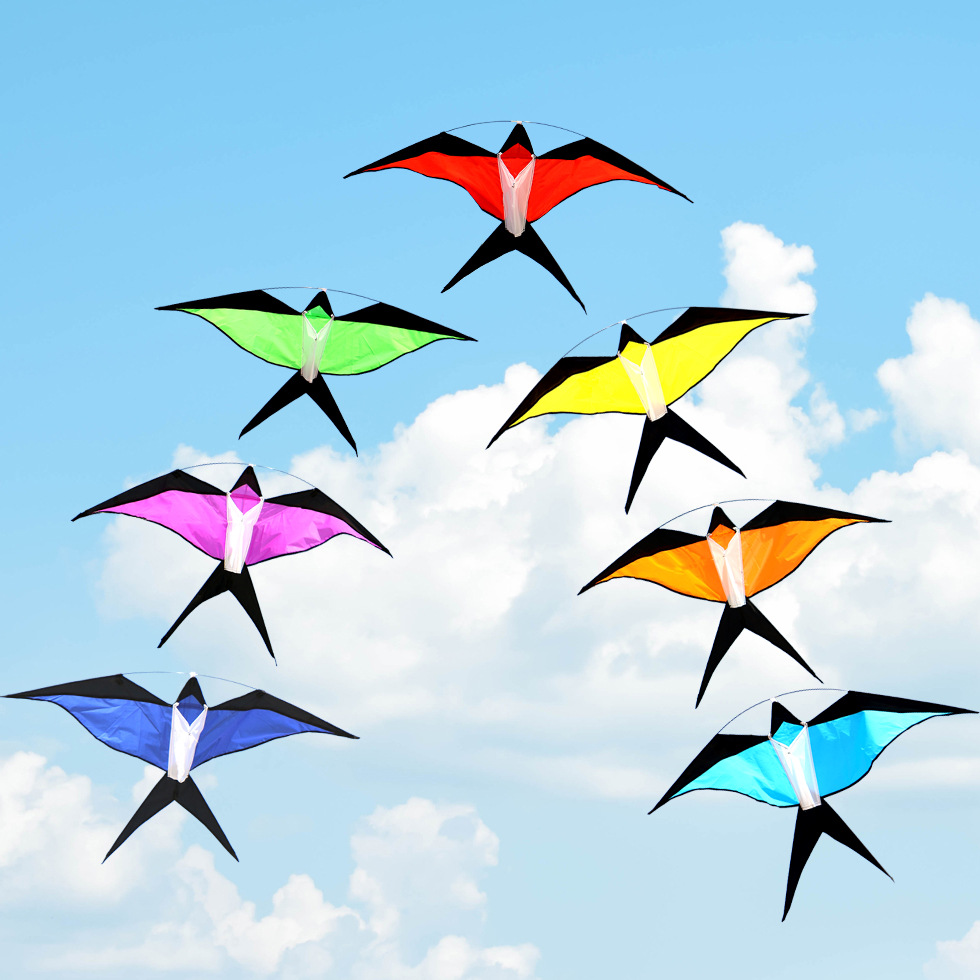 潍坊风筝燕子风筝沙燕风筝七彩燕子黑燕子风筝线轮儿童风筝