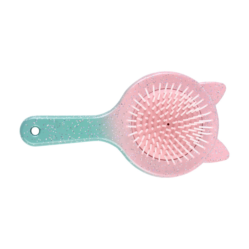 Gradient Mini Cute Cat-Shaped Airbag Cushion Comb Skin Massage Comb Small Portable Wash and Smooth Hair Airbag Comb