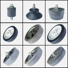 热卖4寸空气压缩机脚轮5寸气泵6寸轮子7寸8寸空压机防震柱垫配件