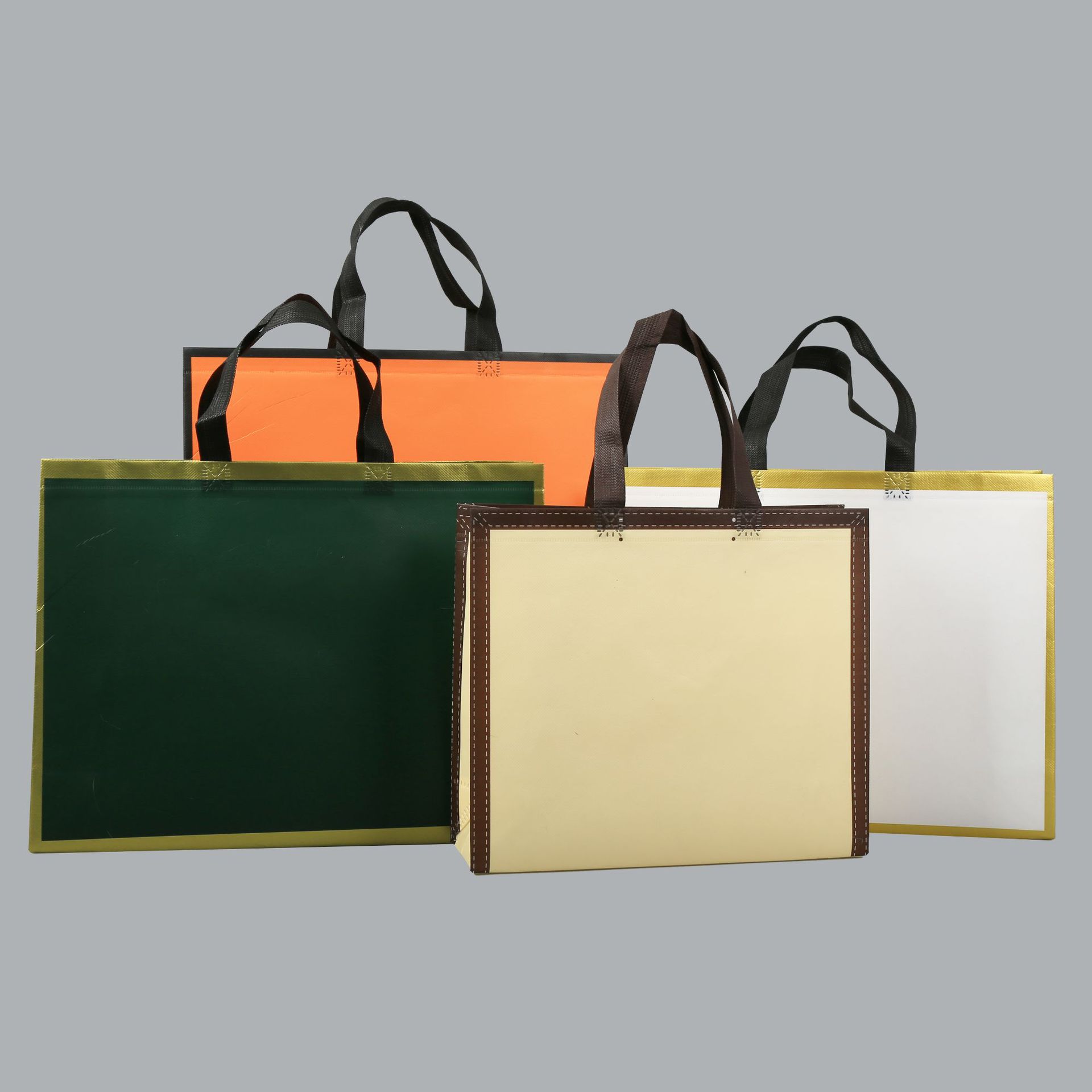 Urgent Spot Non-Woven Fabric Bag Color Film Sewing Hot Pressing Three-Dimensional Bag Spot Drawstring Insulation Bag