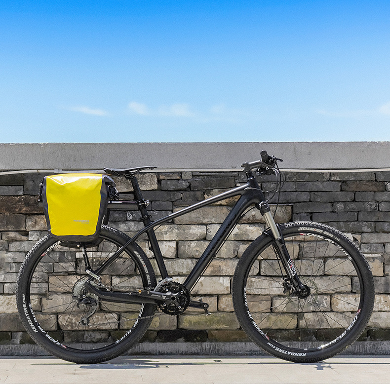 洛克兄弟自行车包全防水驮包后货架包长途防雨户外拎背袋骑行装备