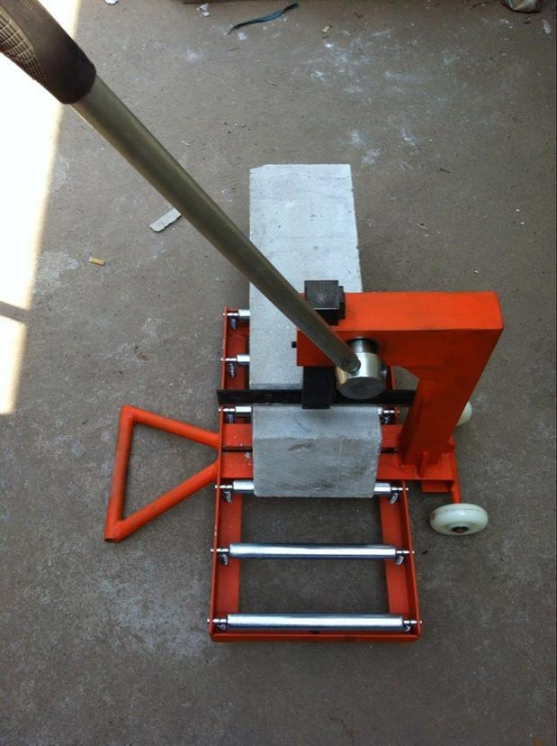 小型手动切砖机电动 加气砖切割机建筑工地切砖 便携式手压切砖器