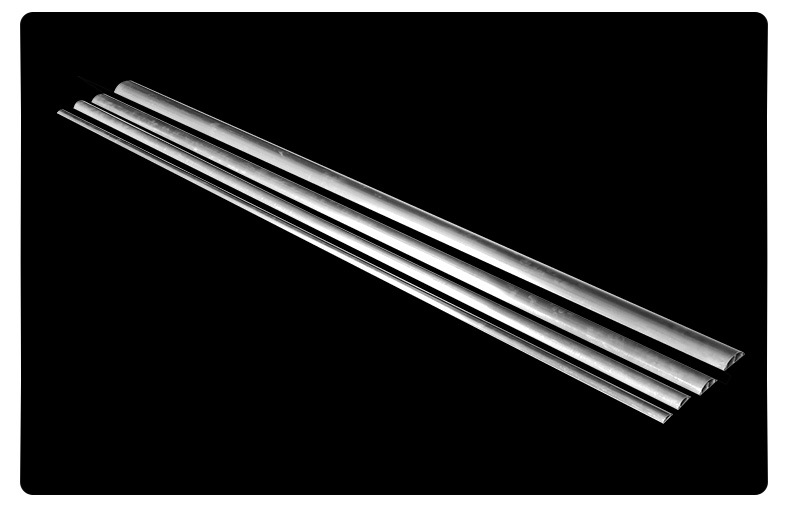 供应加厚铝合金地面走线槽 地板槽地线槽金属弧型半圆线槽加厚