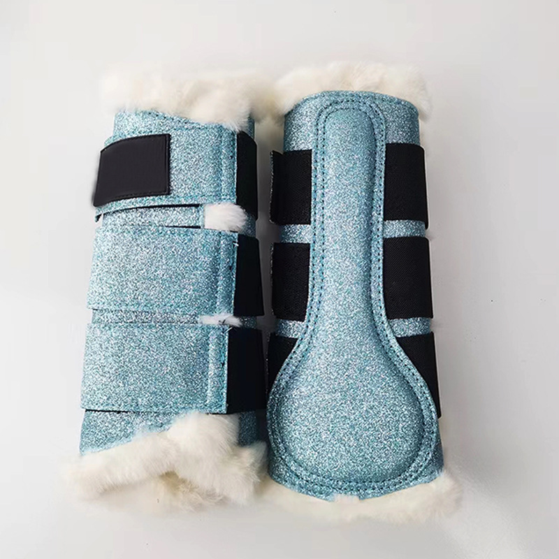 格丽特羊羔绒高质量马具马护腿马蹄套跨境热销高质量可定制-阿里巴巴