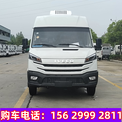 冰激凌雪糕食品冷冻车 海鲜冻货冷链面包车 依维柯长轴面包冷藏车