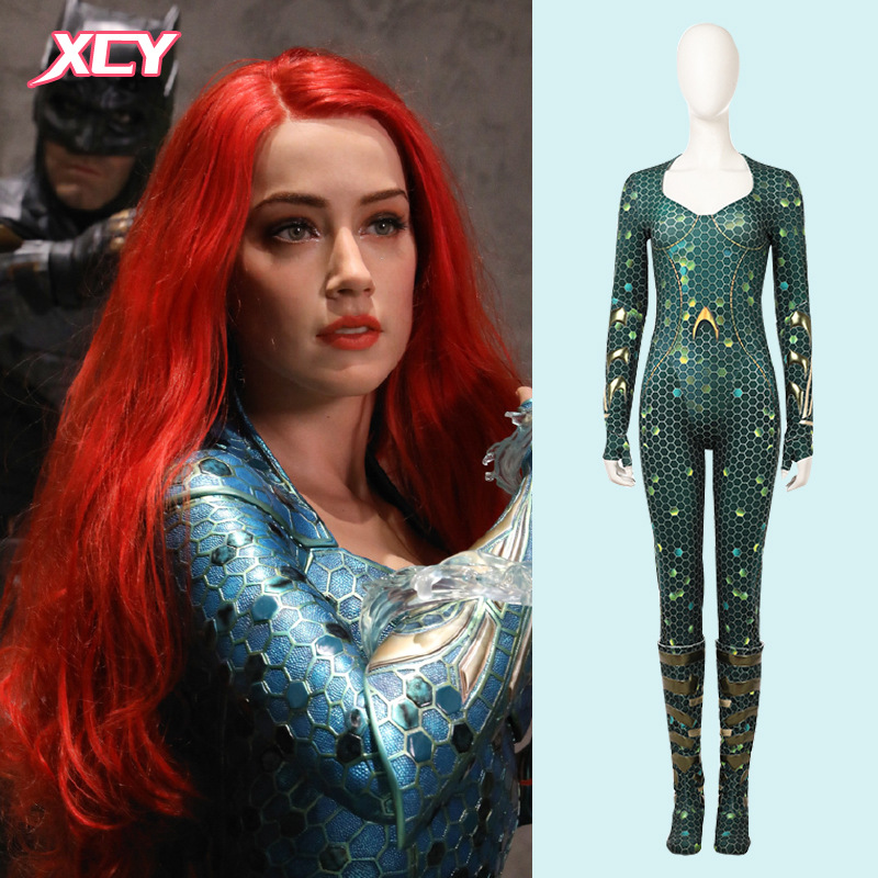 厂家直销dc电影海王海后湄拉cos服同款紧身衣全套cosplay衣服女