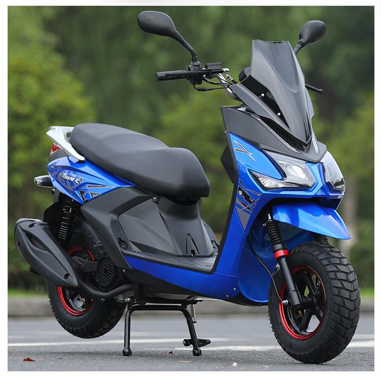 路霸电喷风冷150cc踏板成人摩托车全新燃油车个性通勤代步用