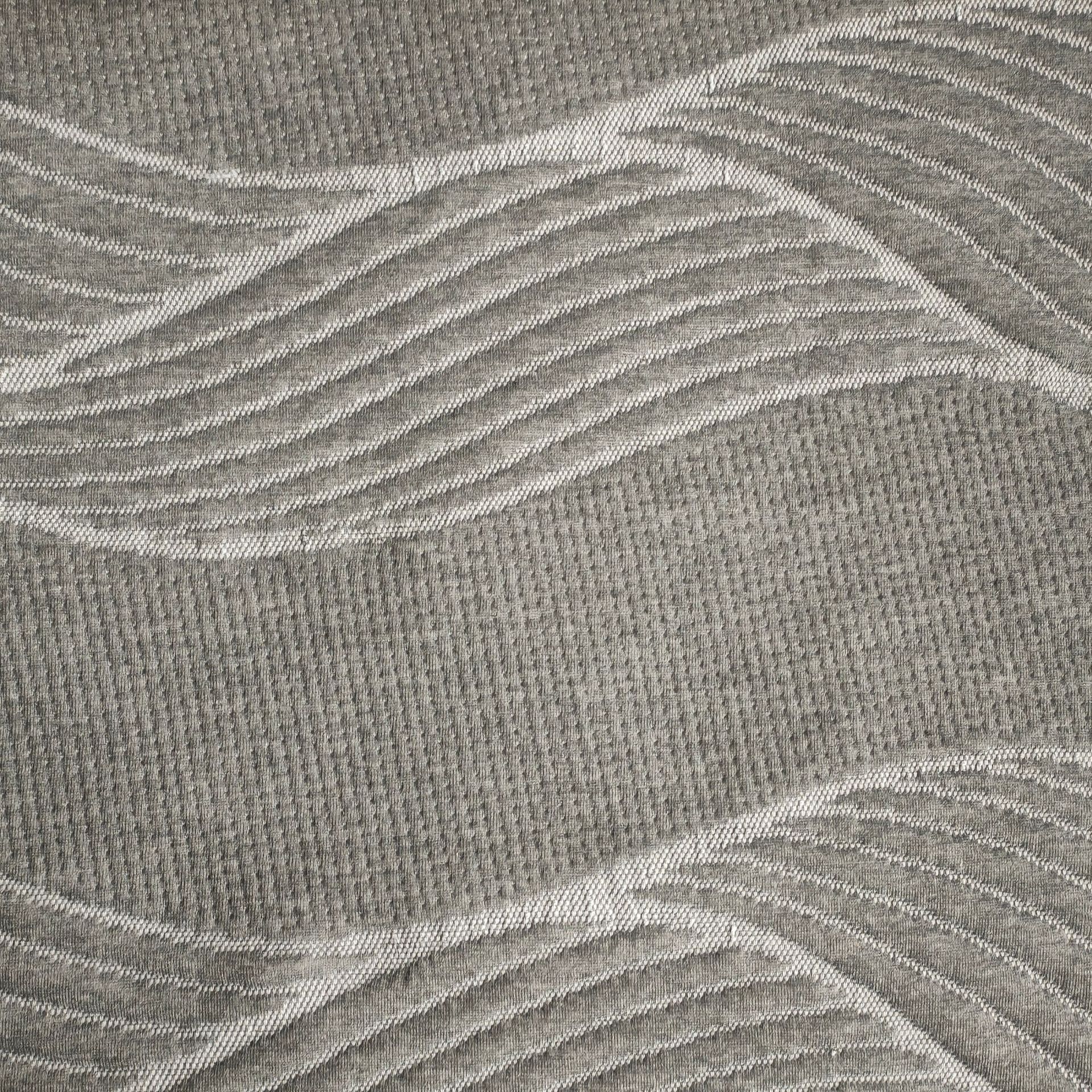 竹炭布 灰色竹炭纤维提花空气层针织布 席梦思床垫面料乳胶枕套布