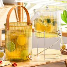 冰箱冷水壶带水龙头水果茶杯水壶凉水壶家用大容量果汁茶饮料冷桶
