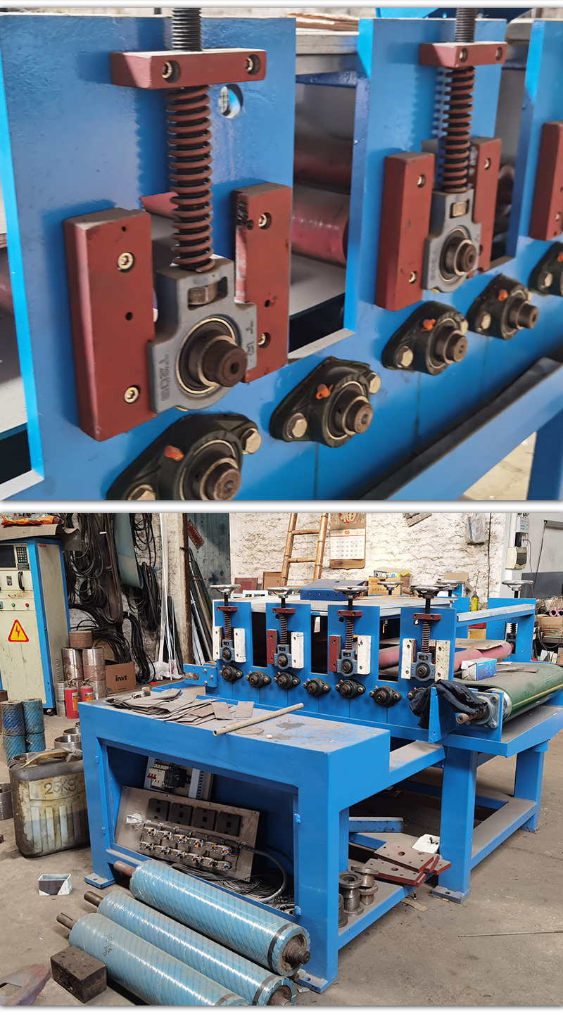 铜板拉丝别名铝薄板拉丝机型号700宽三组尼龙轮拉丝机种类铝薄板拉