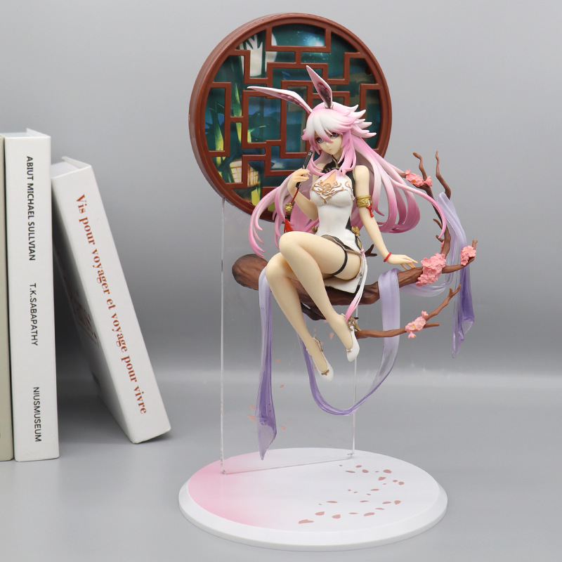 盒装优质崩坏学园3中国风旗袍八重樱二次元美女手办模型动漫摆件