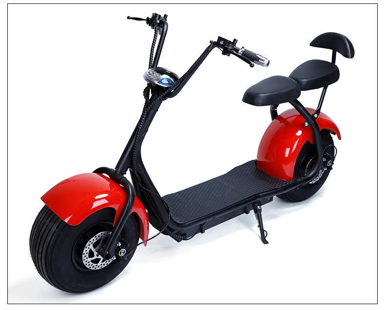 哈雷电动车成人双轮代步超长续超酷宽胎大轮电瓶车滑板车摩托批发